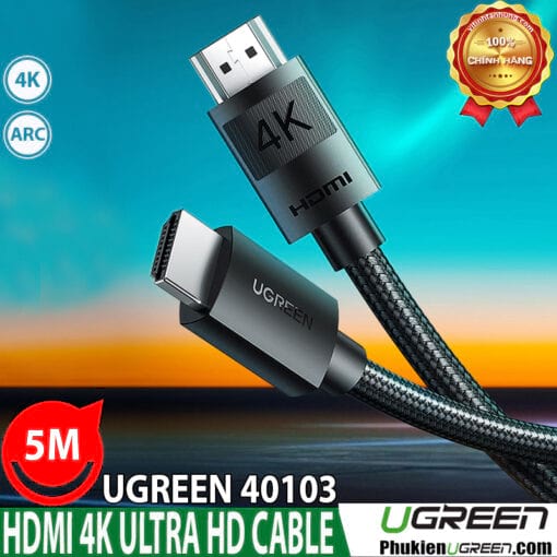 cap-hdmi-dai-5m-boc-nylong-4k30hz-ugreen-40103