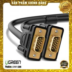 cap-vga-25m-39-6c-cao-cap-ugreen-11639-thuan-dong-15pin-2-lop-coax-rgb