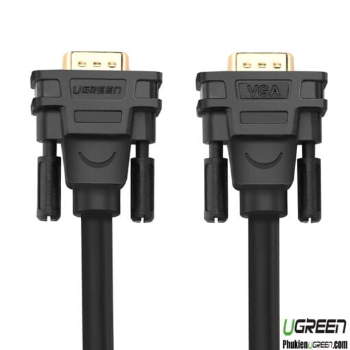 cap-vga-25m-39-6c-cao-cap-ugreen-11639-thuan-dong-15pin-2-lop-coax-rgb