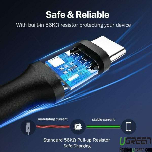 cap-sac-du-lieu-usb-type-c-to-usb-2-0-dai-1m-ugreen-60116