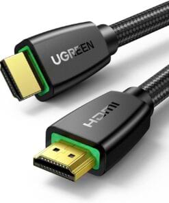 Cáp HDMI Ugreen HD118 – Dây bọc lưới, đầu HDMI mạ vàng, truyền tín hiệu 4K, siêu bền