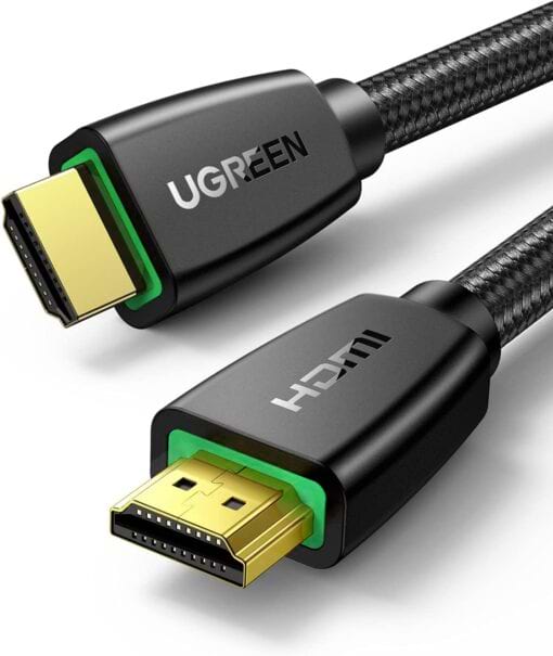 Cáp HDMI Ugreen HD118 – Dây bọc lưới, đầu HDMI mạ vàng, truyền tín hiệu 4K, siêu bền