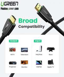 cap-hdmi-2-0-dai-10m-cao-cap-ugreen-40414-ho-tro-3d-4k