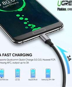 cap-usb-type-c-to-usb-2-0-dai-25cm-ho-tro-sac-nhanh-ugreen-60124