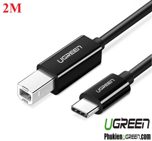 cap-may-in-usb-2-0-type-c-to-usb-type-b-dai-2m-ugreen-50446-mau-den