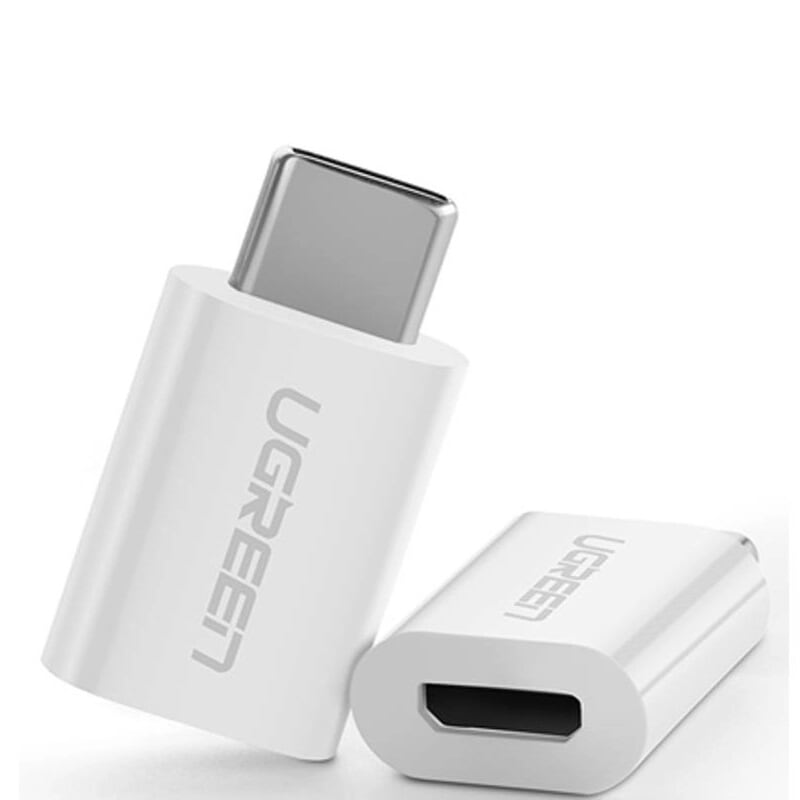 Đầu chuyển đổi Type-C sang Micro USB Hỗ Trợ OTG Ugreen 30154 (Trắng) 14 Đầu chuyển Type-C sang Micro USB Ugreen 30154 hỗ trợ OTG màu trắng