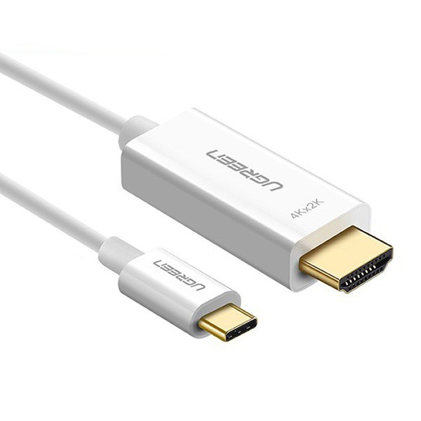 Cáp chuyển USB Type C sang HDMI 4K 30Hz Ugreen 30841 dài 1.5m, hỗ trợ xuất hình ảnh sắc nét cho MacBook, laptop, điện thoại