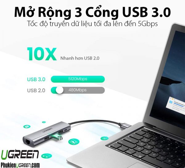 bo-chuyen-usb-3-0-to-lan-1gbps-hub-usb-3-0-3-cong-ugreen-60812