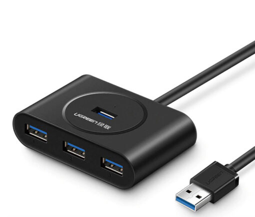 Bộ chia USB 3.0 Ugreen CR113 chính hãng với 4 cổng mở rộng tốc độ cao 5Gbps