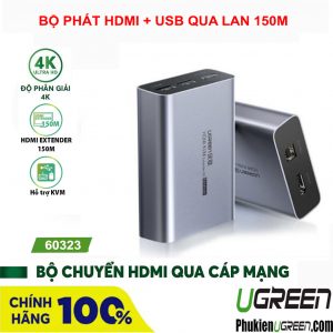 bo-phat-tin-hieu-hdmi-usb-qua-lan-150m-kvm-cao-cap-ugreen-60323-sender