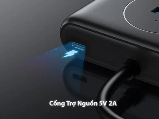 Bộ chia USB Ugreen CR113 hỗ trợ cổng cấp nguồn 5V 2A