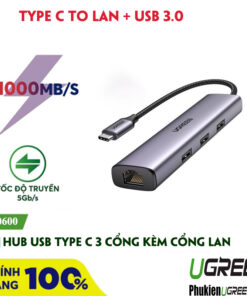 bo-chuyen-usb-type-c-sang-lan-1000mbps-hub-3-cong-usb-3-0-ugreen-60600
