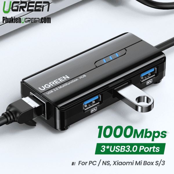 bo-chuyen-usb-to-lan-1000mbps-hub-usb-3-0-3-cong-ugreen-20265