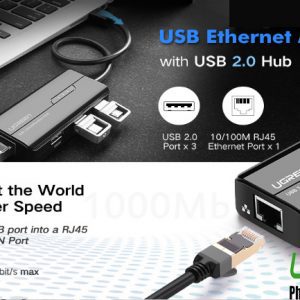 bo-chuyen-usb-to-lan-100mbps-hub-usb-2-0-3-cong-ugreen-20264