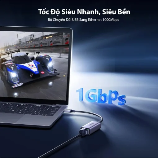 Cáp USB 3.0 to LAN RJ45 Gigabit 1Gbps Ugreen 50922 CM209 tốc độ cao siêu bền