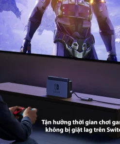 Cáp USB 3.0 to LAN RJ45 Ugreen 50922 CM209 vỏ hợp kim nhôm cho Nintendo Switch chơi game không lag