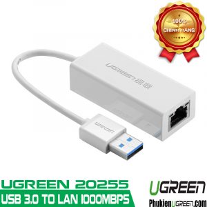 cap-chuyen-usb-3-0-to-lan-ho-tro-10-100-1000-mbps-ugreen-20255