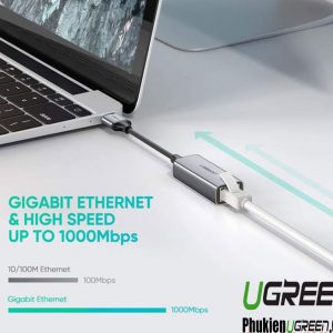 cap-chuyen-usb-to-lan-ho-tro-1000-mbps-ugreen-50922