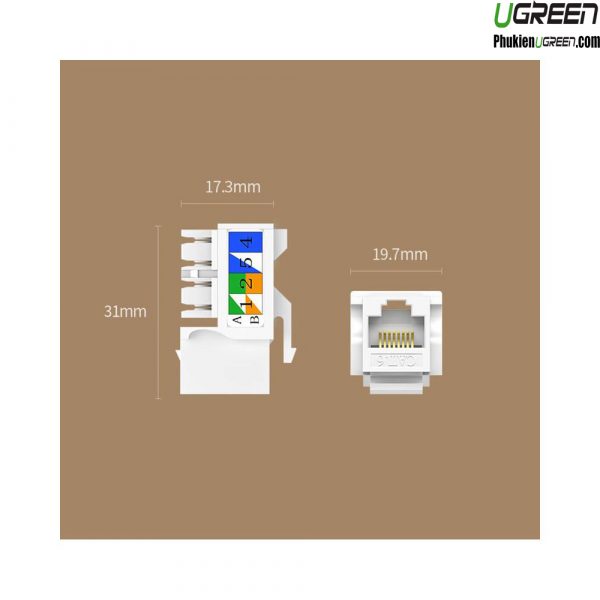 Hat mang am tuong RJ45 Cat6 chuan 8P8C 1000Mbps Ugreen 80178 phukienugreen 2