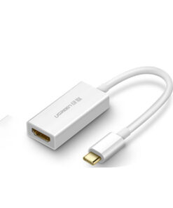 Cáp chuyển USB Type C sang HDMI 4K Ugreen 40273 màu trắng chính hãng