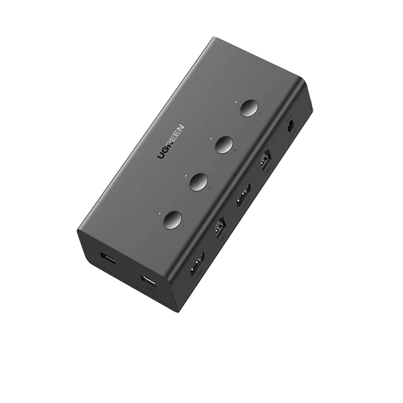 KVM 4 port USB Ugreen