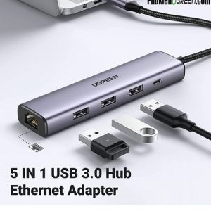 bo-chuyen-usb-3-0-sang-lan-1000mbps-kem-3-cong-usb-3-0-type-c-ugreen-60554