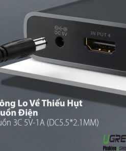 phukienugreen.com Bo chia gop tin hieu HDMI 2.0 Matrix 4 vao 2 ra Ugreen 70435 ho tro Audio Optical3 7