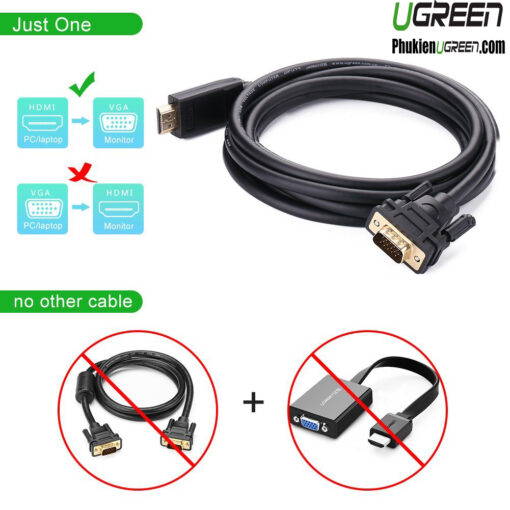 cap-chuyen-hdmi-sang-vga-dai-1-5m-ugreen-30449