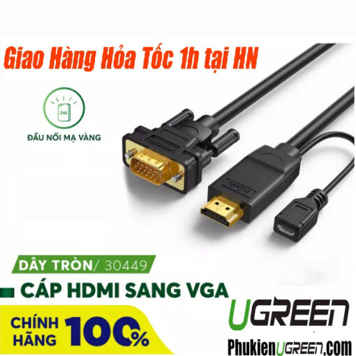 cap-chuyen-hdmi-sang-vga-dai-1-5m-ugreen-30449