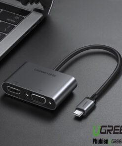 cap-chuyen-usb-type-c-to-hdmi-vga-sac-pd-4k30hz-ugreen-50505