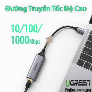 cap-chuyen-usb-type-c-to-lan-1000mbps-ugreen-50737