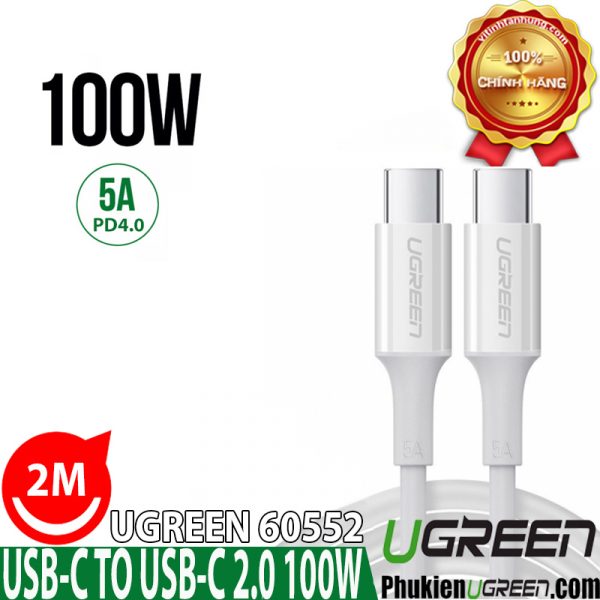 cap-du-lieu-sac-nhanh-100w-type-c-dai-2m-ugreen-60552