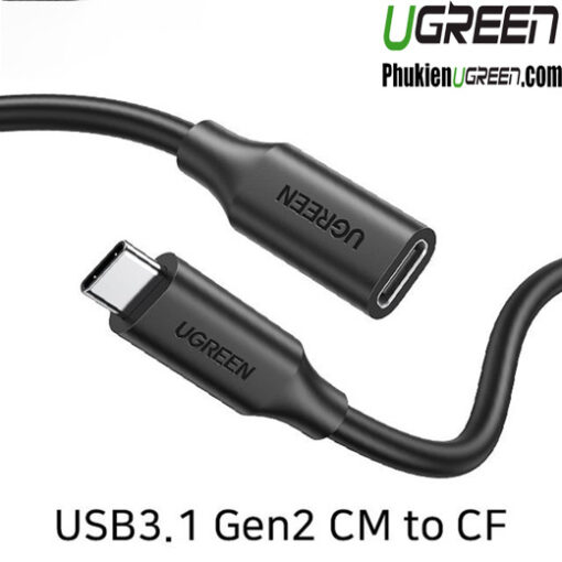 cap-noi-dai-usb-type-c-gen-2-4k-60hz-dai-1m-ugreen-10387