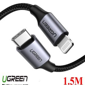 Cáp sạc USB Type C to Lightning 1M Chuẩn MFI Ugreen 60760