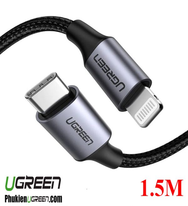 cap-sac-usb-type-c-to-lightning-1-5m-chuan-mfi-ugreen-60760