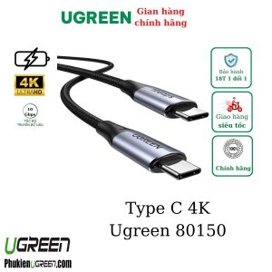 cap-sac-usb-type-c-gen-2-100w-1m-ugreen-80150