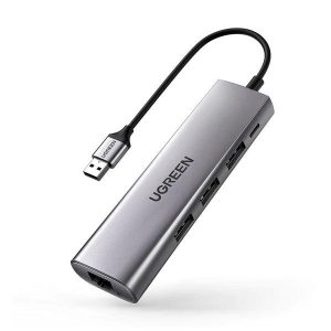 bo-chuyen-usb-3-0-sang-lan-1000mbps-kem-3-cong-usb-3-0-type-c-ugreen-20915