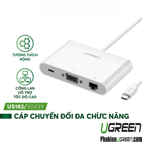 usb-c-sang-vga-kem-hub-usb-tich-hop-cong-lan-ugreen-30439