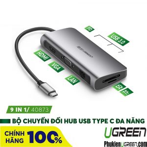 bo-usb-c-to-hdmi-vga-usb-3-0-lan-1gbps-card-reader-da-nang-ugreen-40873-9-in-1