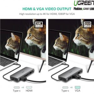 bo-usb-c-to-hdmi-vga-usb-3-0-lan-1gbps-card-reader-da-nang-ugreen-40873-9-in-1