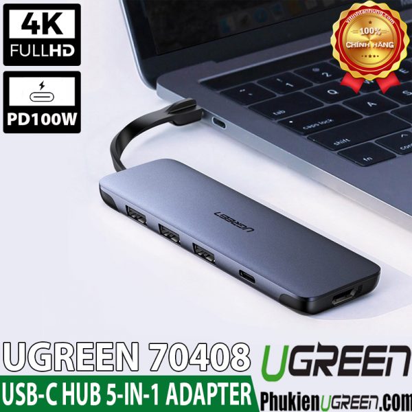 bo-chuyen-usb-type-c-to-hdmi-4kx2k3xusb-3-0pd-100w-ugreen-70408