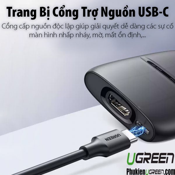 bo-chuyen-doi-hdmi-3-trong-1-ugreen-20484-usb-type-c-mini-dp-hdmi-to-hdmi-4k60hz