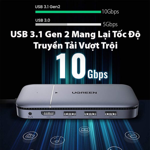 usb-type-c-7-in-1-ugreen-70449-hdmi-4k-usb-3-1-gen-2-pd-dc-5v-2a-m-2-sata