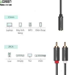 cap-audio-3-5mm-am-to-rca-0-25m-ugreen-10561