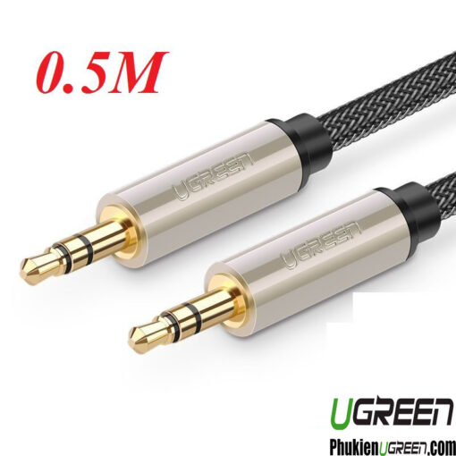 cap-audio-3-5mm-dai-0-5m-ma-vang-boc-nylon-ugreen-10601