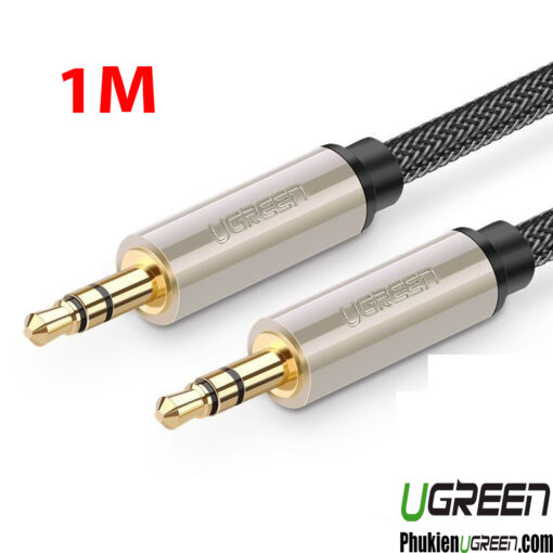 cap-audio-3-5mm-dai-1m-ma-vang-boc-nylon-ugreen-10602