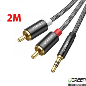 cap-audio-35mm-ra-2-dau-rca-dai-2m-boc-nylon-ugreen-60241