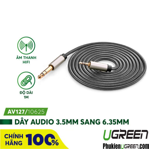 cap-chuyen-audio-3-5mm-sang-6-5mm-dai-1m-ugreen-10625