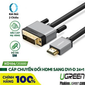 cap-chuyen-hdmi-sang-dvi-241-dai-5m-ugreen-20889