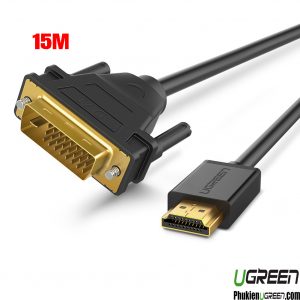 cap-chuyen-hdmi-to-dvi-241-dai-12m-ugreen-10166